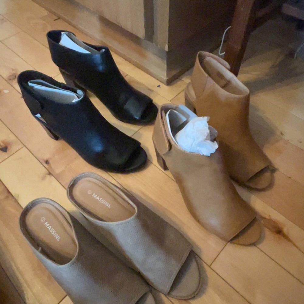 3 pairs MASSINI Shoes